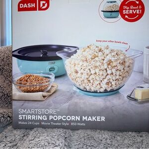Ash SmartStore Stirring Popcorn Maker - Blue